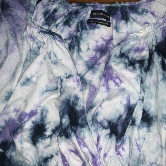 Tie Dye Cropped Urban Outfitters Top S - Picture 3 of 6